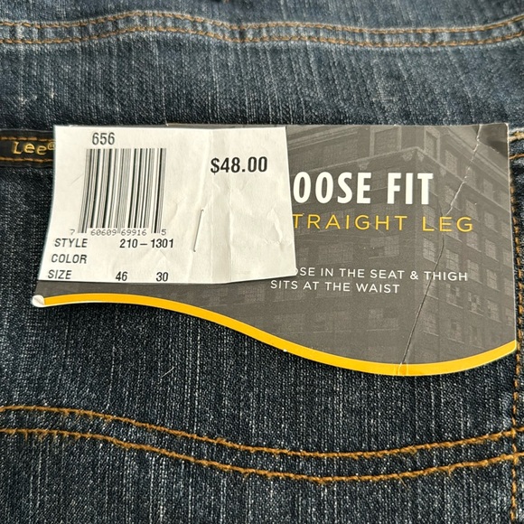 Lee Other - NWT 46x30 Lee Loose fit Straight leg jeans